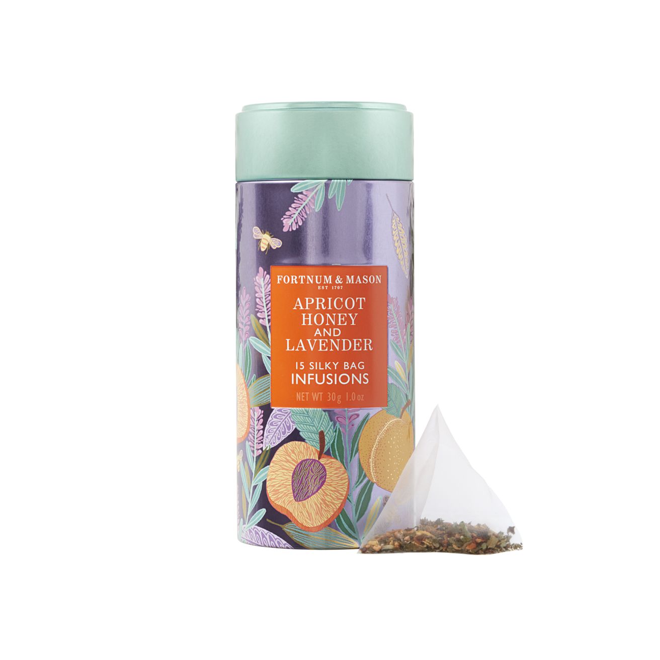 Fortnum & Mason Apricot Honey & Lavender Infusion Tin Confectionery