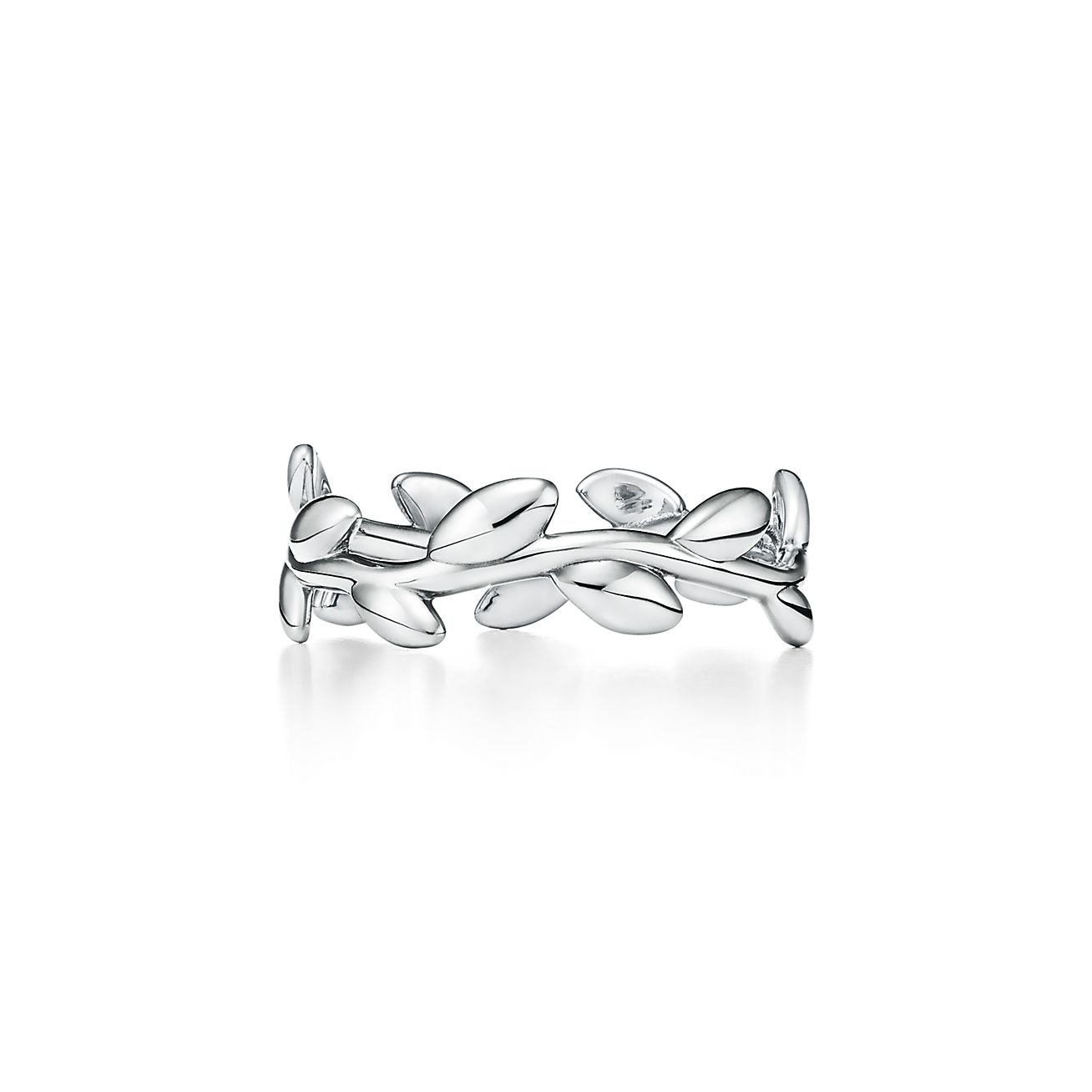 Tiffany & Co Paloma Picasso® Olive Leaf Band Ring in Silver