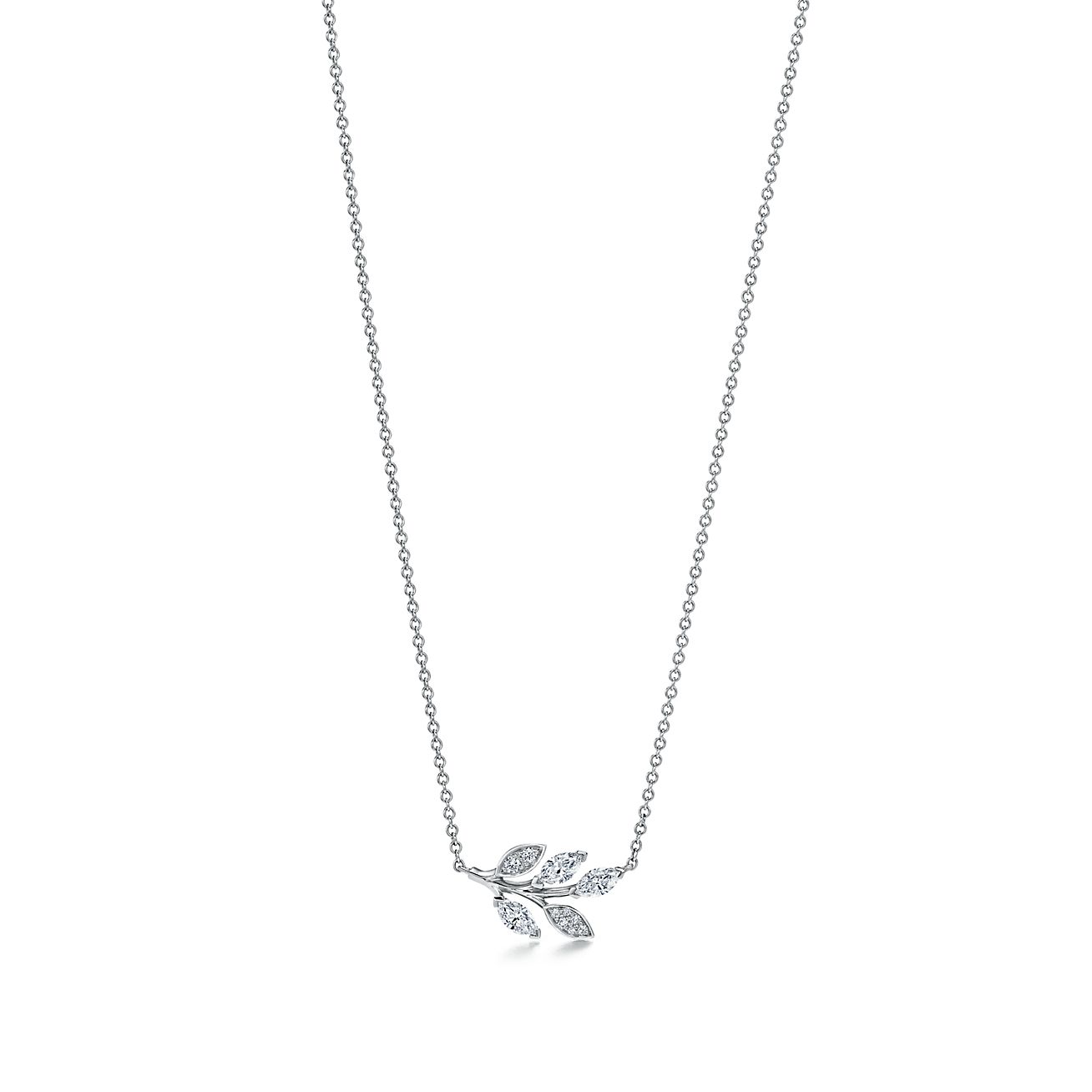 Tiffany Co Tiffany Victoria® diamond vine pendant in platinum