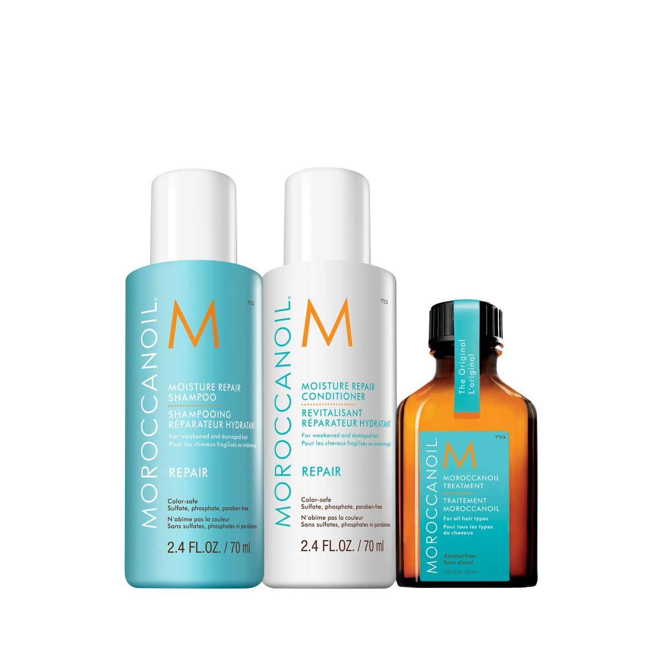 Moroccanoil Moroccanoil Hair Repair & Moisture Trio Set Skincare ...