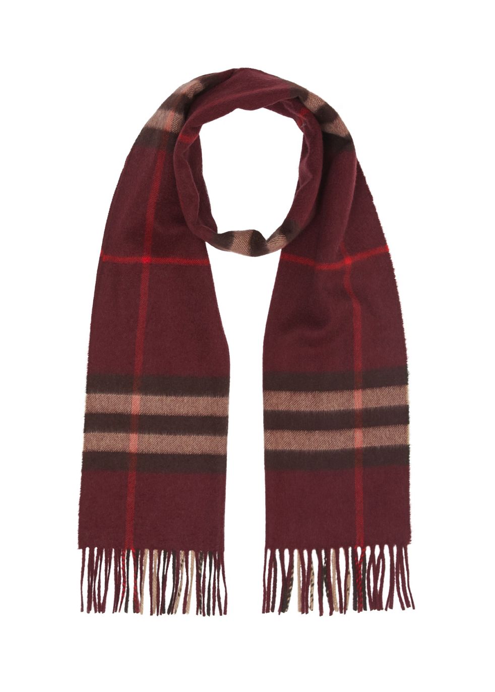 Burberry The Classic Check Cashmere Scarf Hats & Scarves | Heathrow Boutique