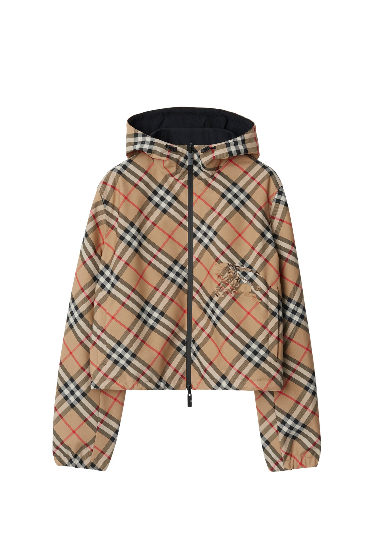 【関税込み】BURBERRY HOODED JACKET Burberry Hooded jacket - Black - Men | 8104106 | thebs.com
