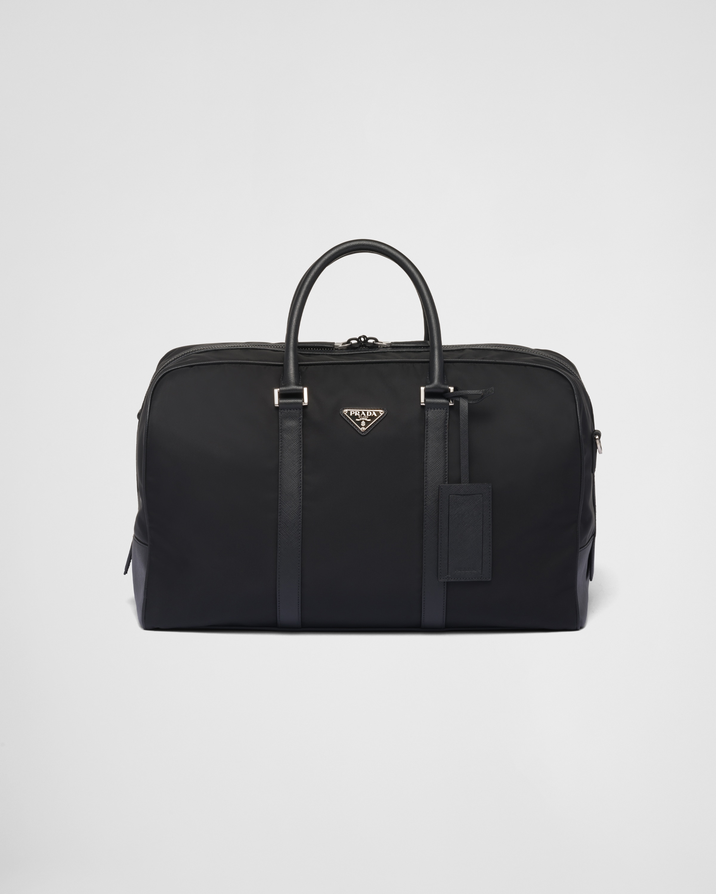 Re Nylon and Saffiano leather duffel bag Reserve Collect
