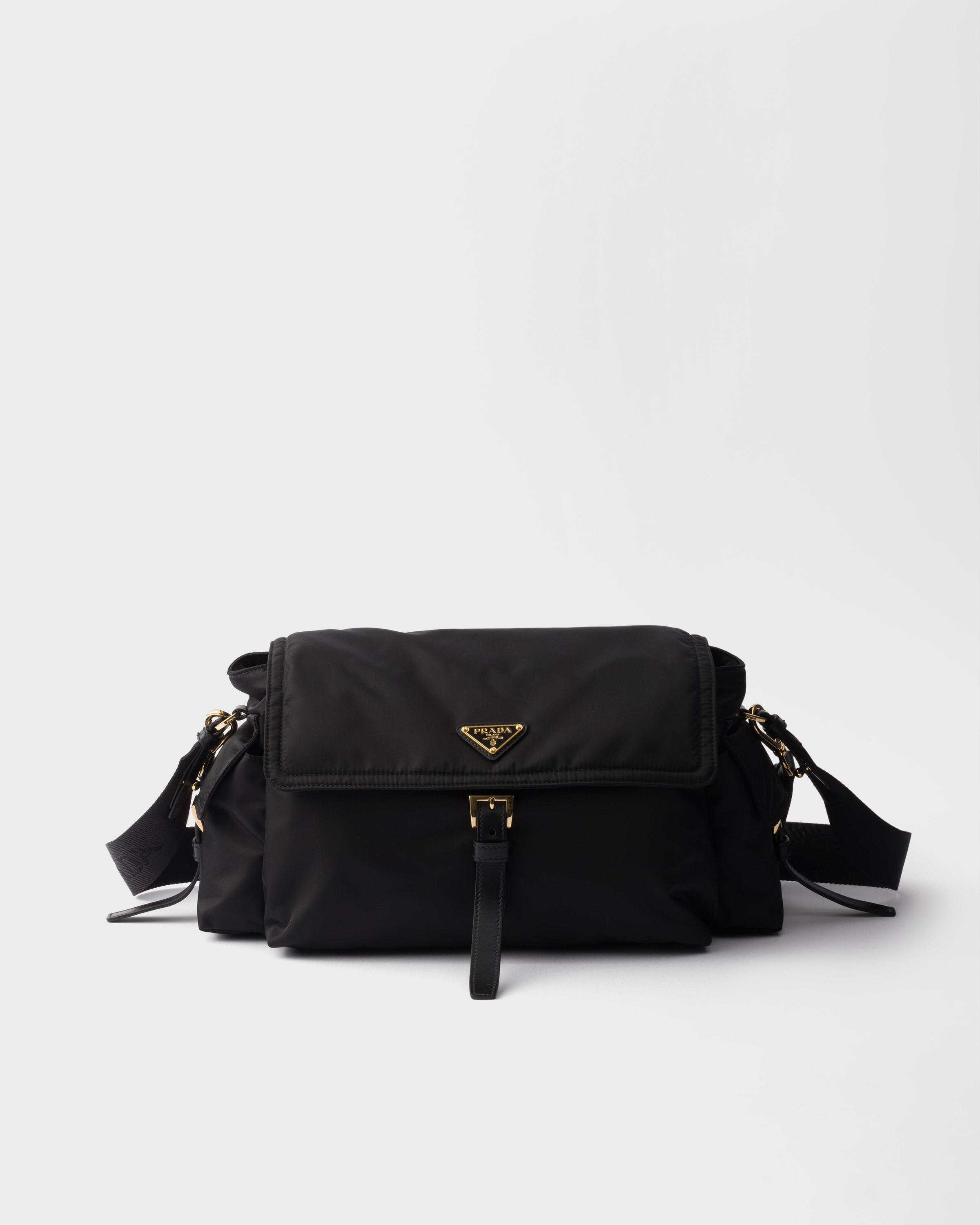Prada Prada Explore large Re-Nylon shoulder bag with flap Shoulder