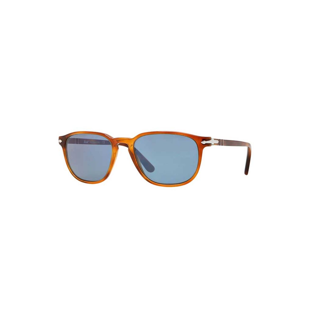 Persol 0PO3019S Acetate Crystal Blue Blue Sunglasses Heathrow