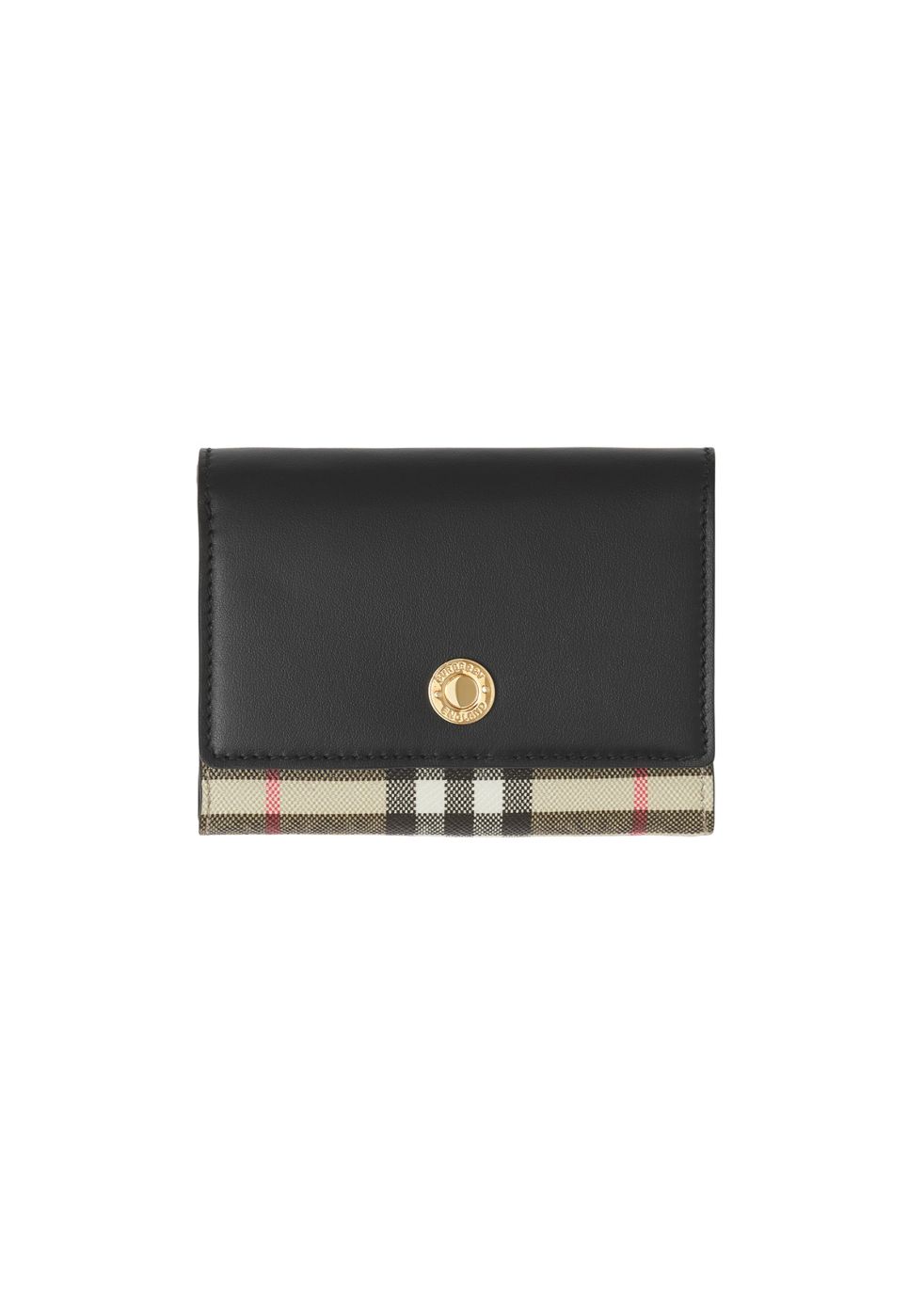 Burberry Vintage Check leather cardholder, Neutrals