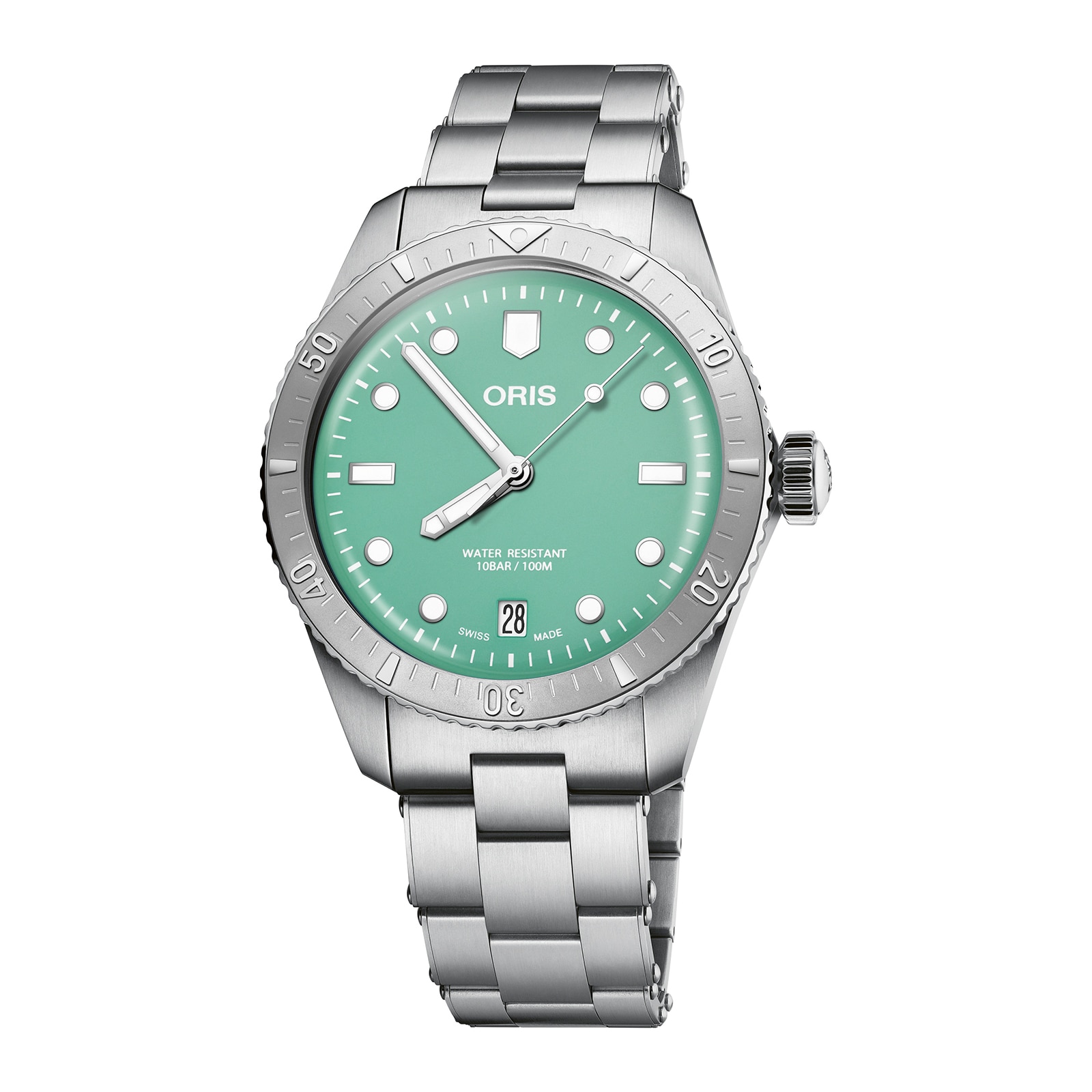 Divers 38mm Unisex Watch Green Stainless Steel Reserve Collect