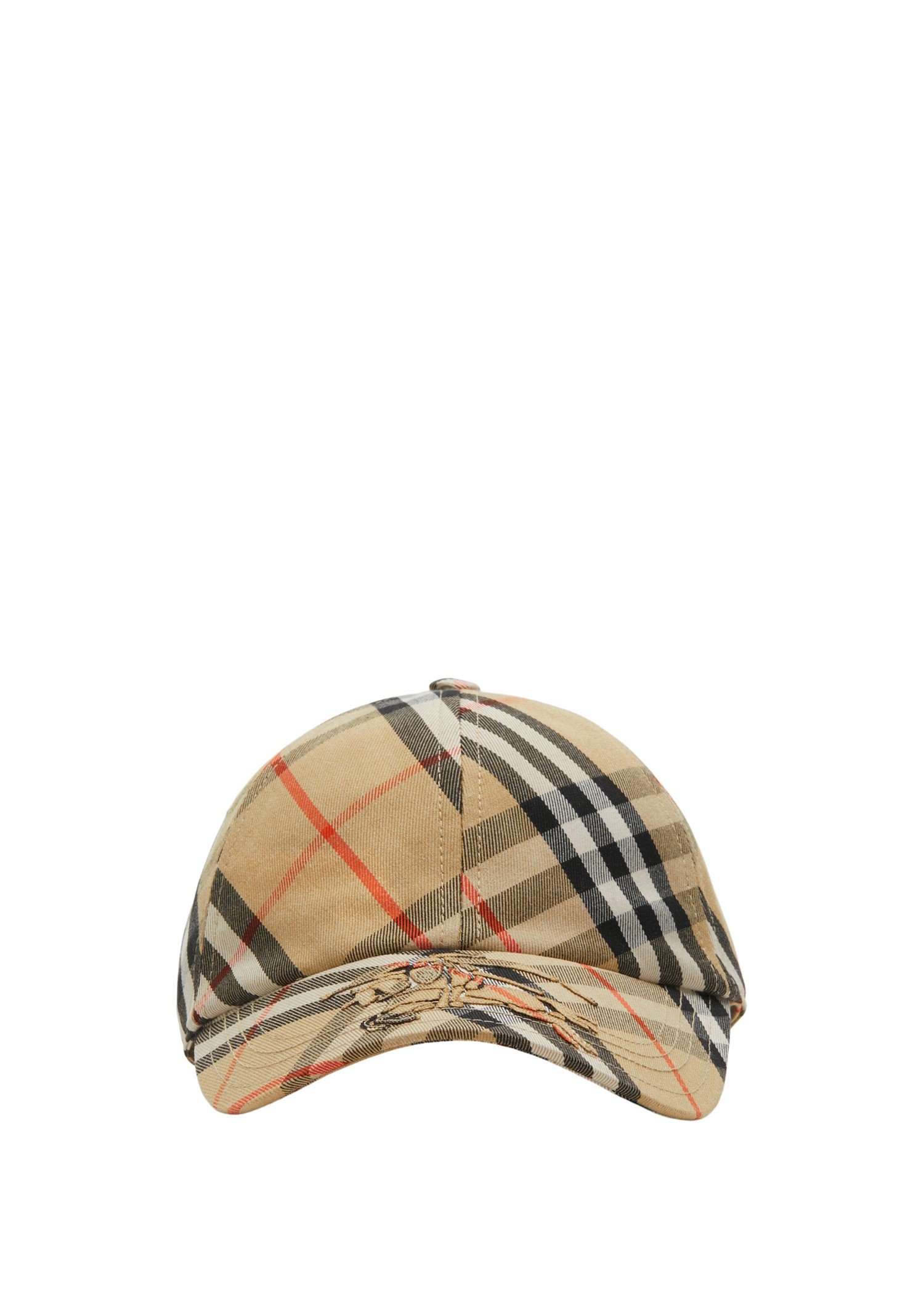 キャップ Burberry Check Twill Baseball Cap チェック EKD ツイル ベースボールキャップ (スナッグ) - メンズ