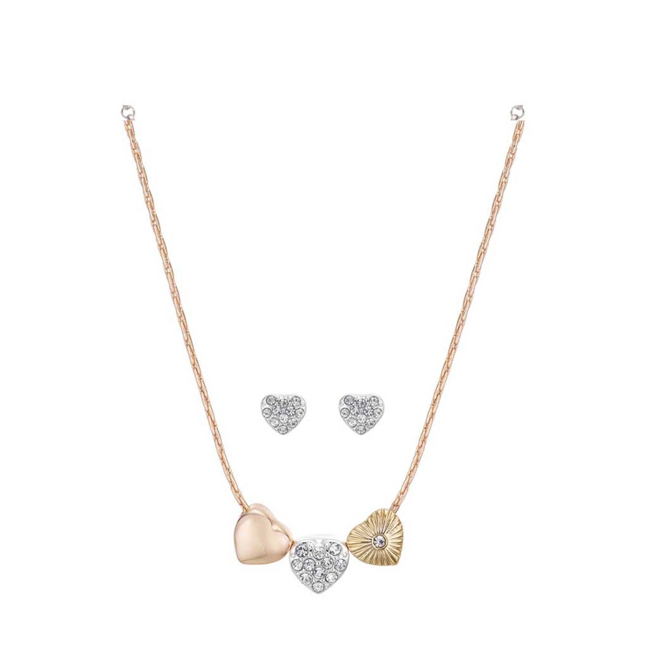 buckley london With Love Earring and Pendant Set Fashion Jewellery Heathrow Reserve Collect