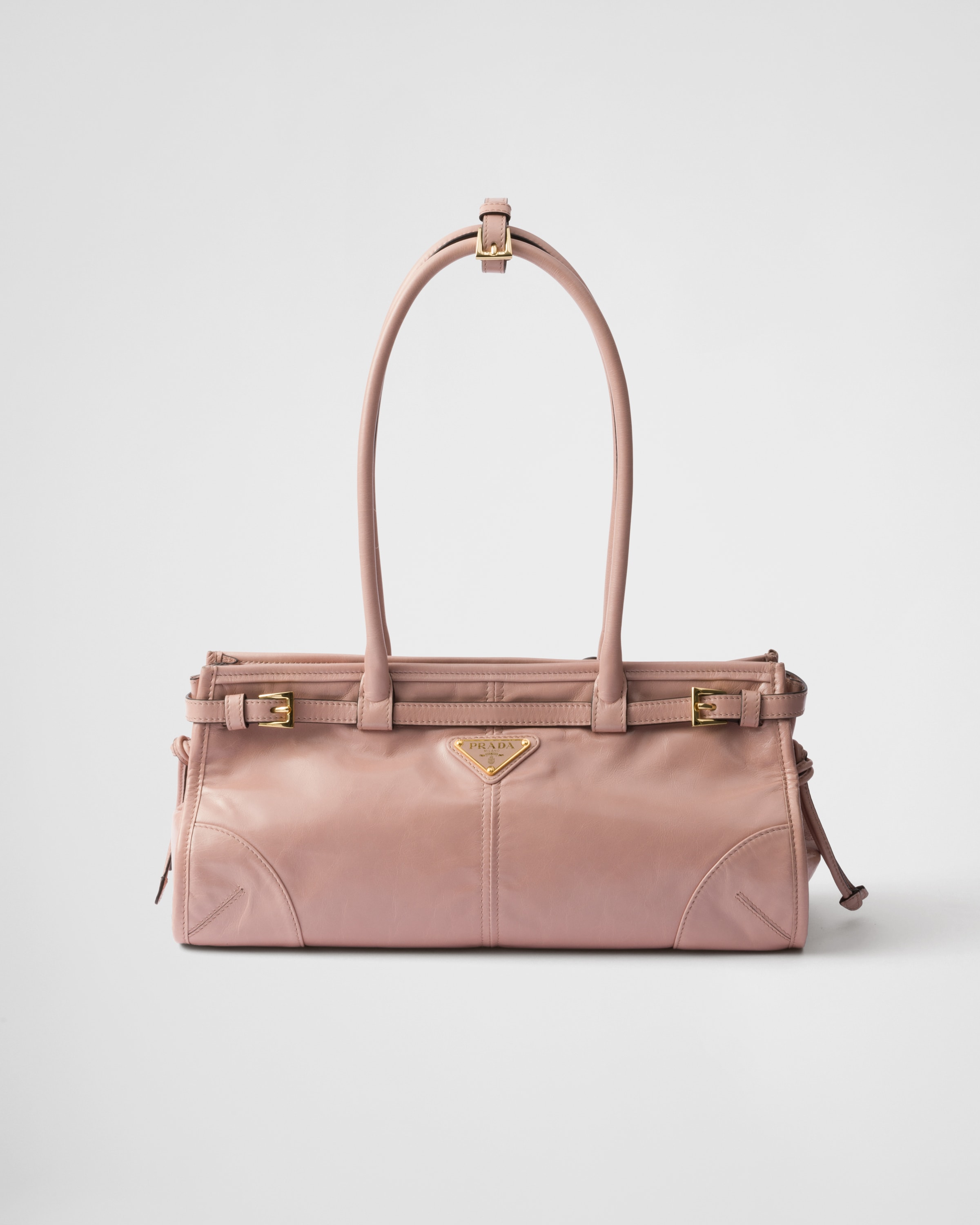 Prada Medium leather handbag Top Handle Heathrow Reserve Collect