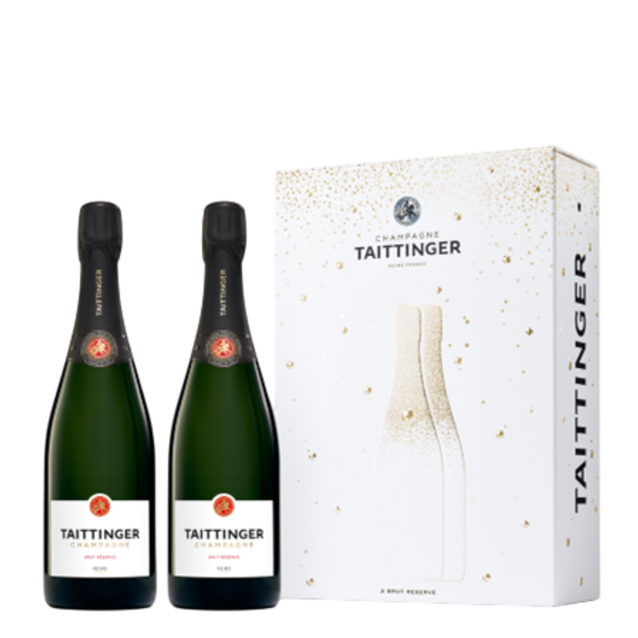 Taittinger NV Twin Pack Champagne Wine | Heathrow Reserve & Collect