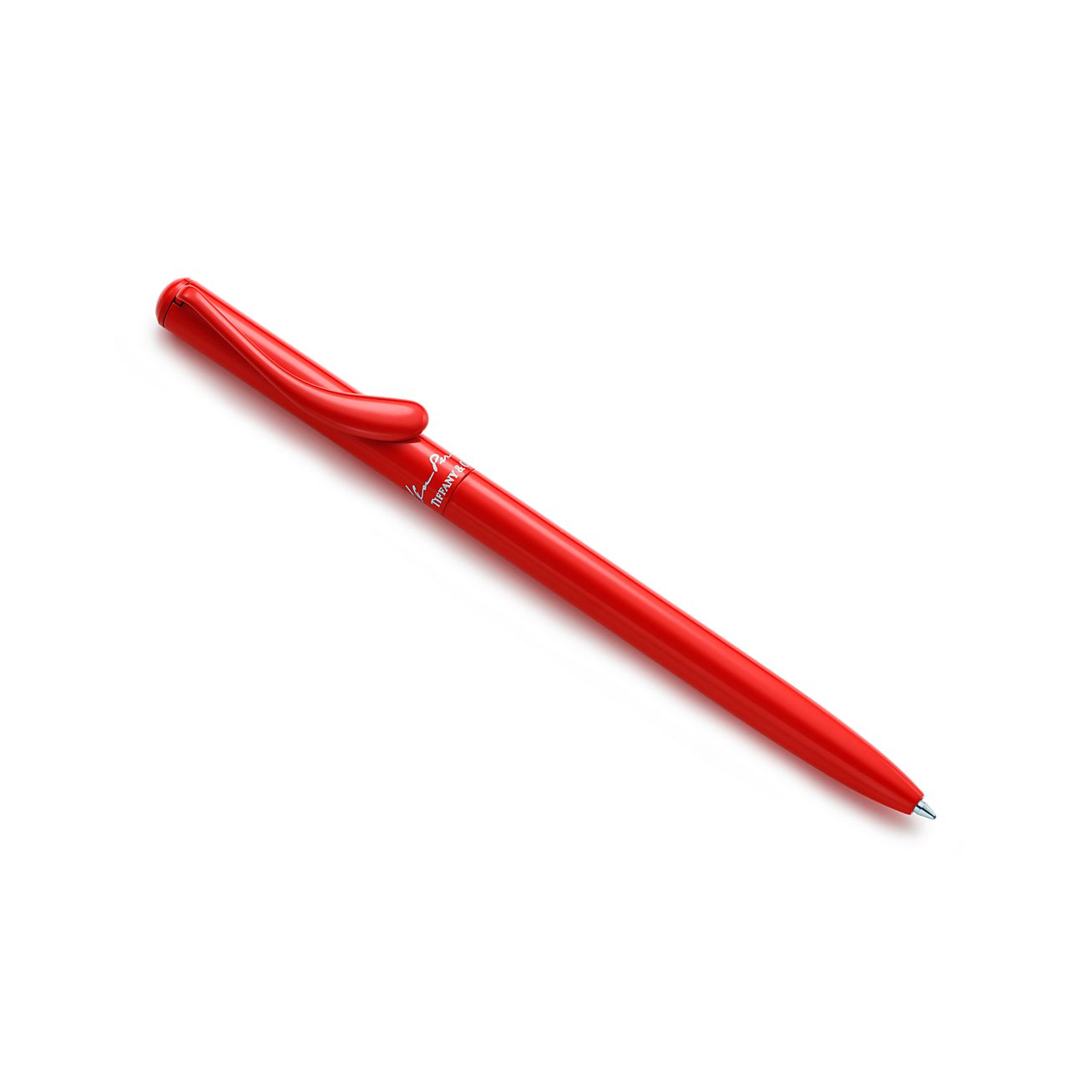 Tiffany & Co. レッドボールペン 新品 Tiffany & Co Elsa Peretti® ballpoint pen in red lacquer finish