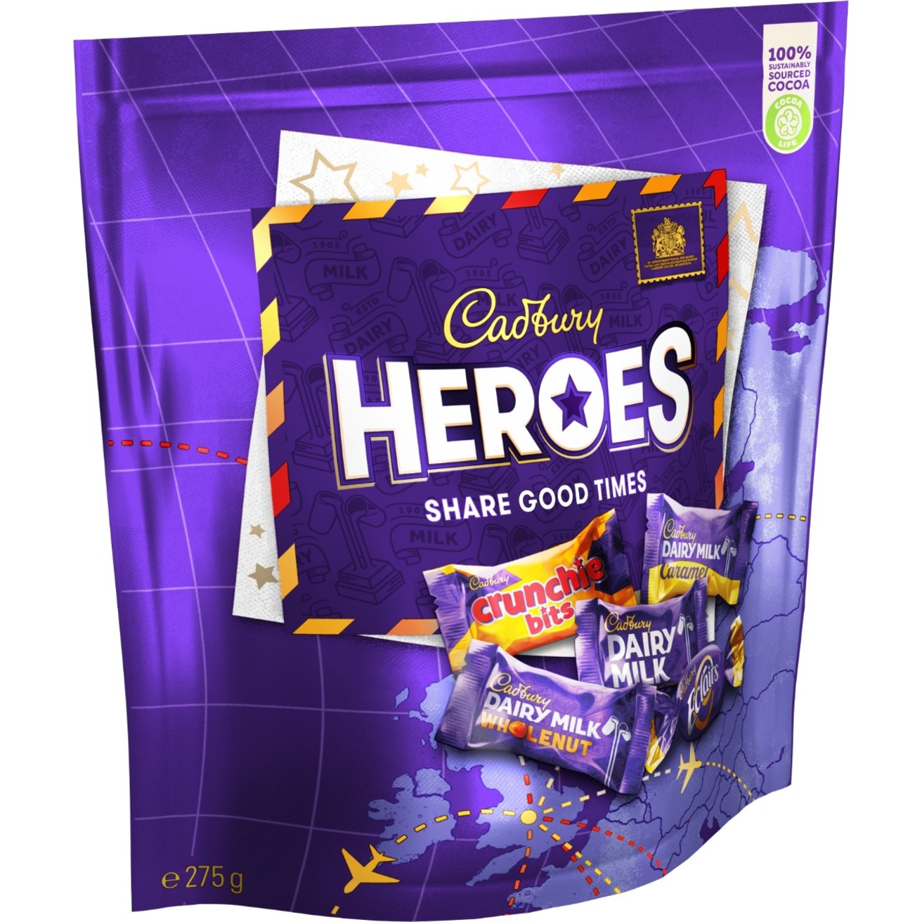 Cadbury Heroes Pouch Confectionery Heathrow Reserve & Collect