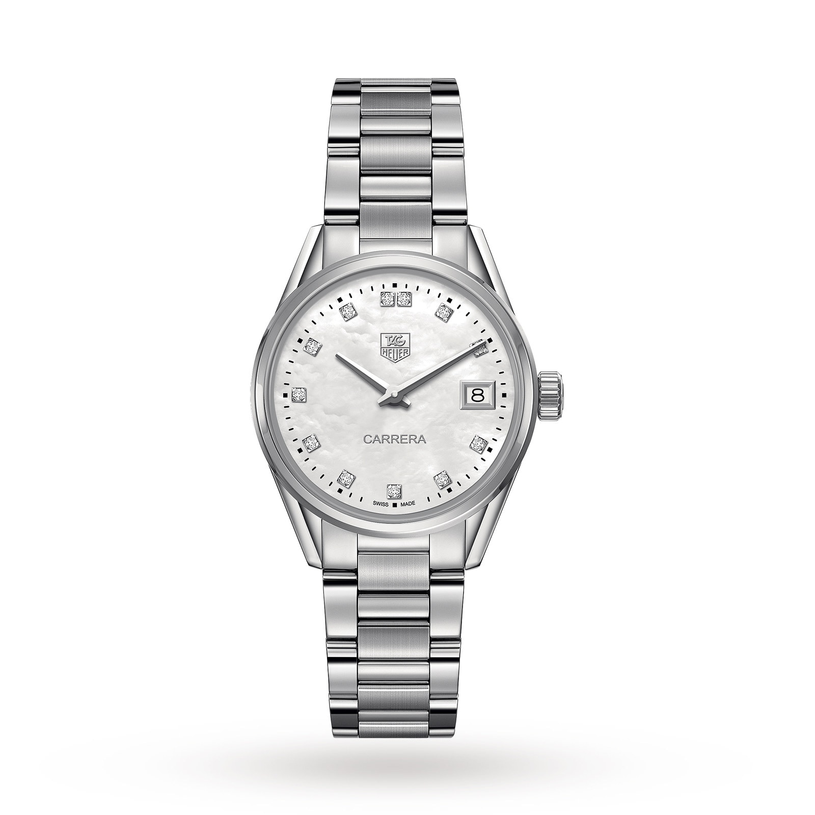 Tag Heuer Carrera 32mm Quartz Ladies Watch Fine Watches | Heathrow Boutique