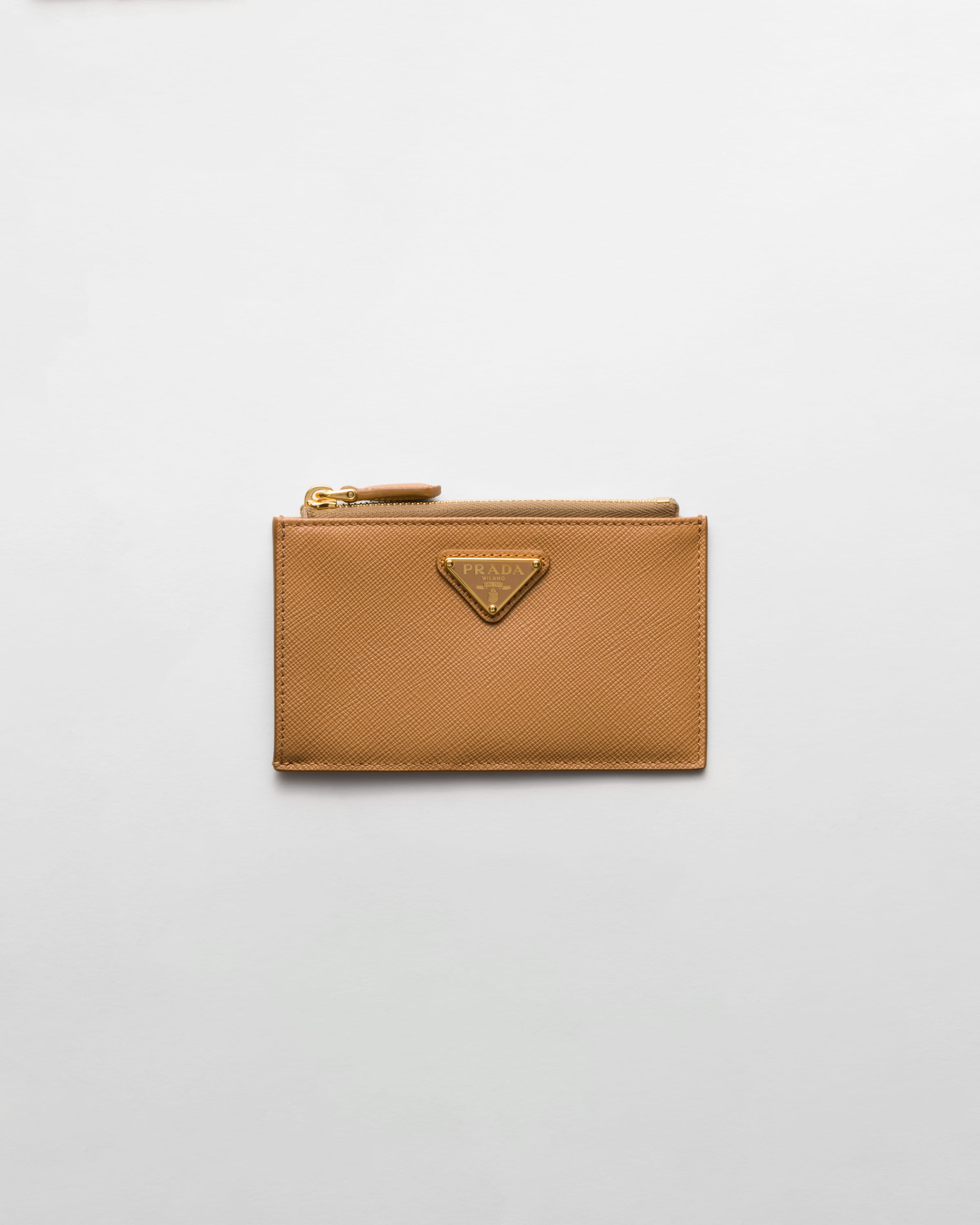 Prada saffiano leather card holder clearance