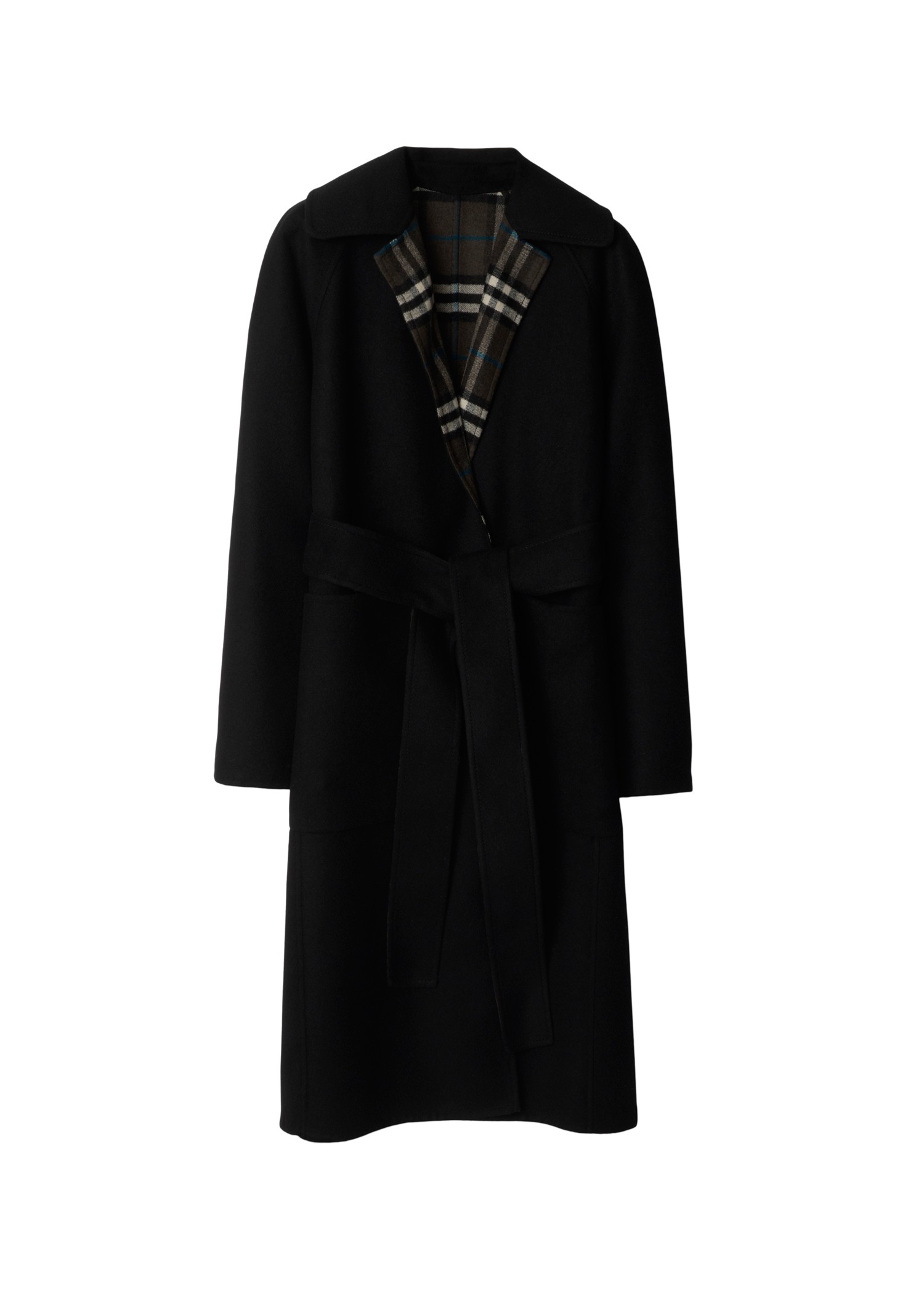 Burberry Reversible Wool Wrap Coat Coats & Jackets | Heathrow