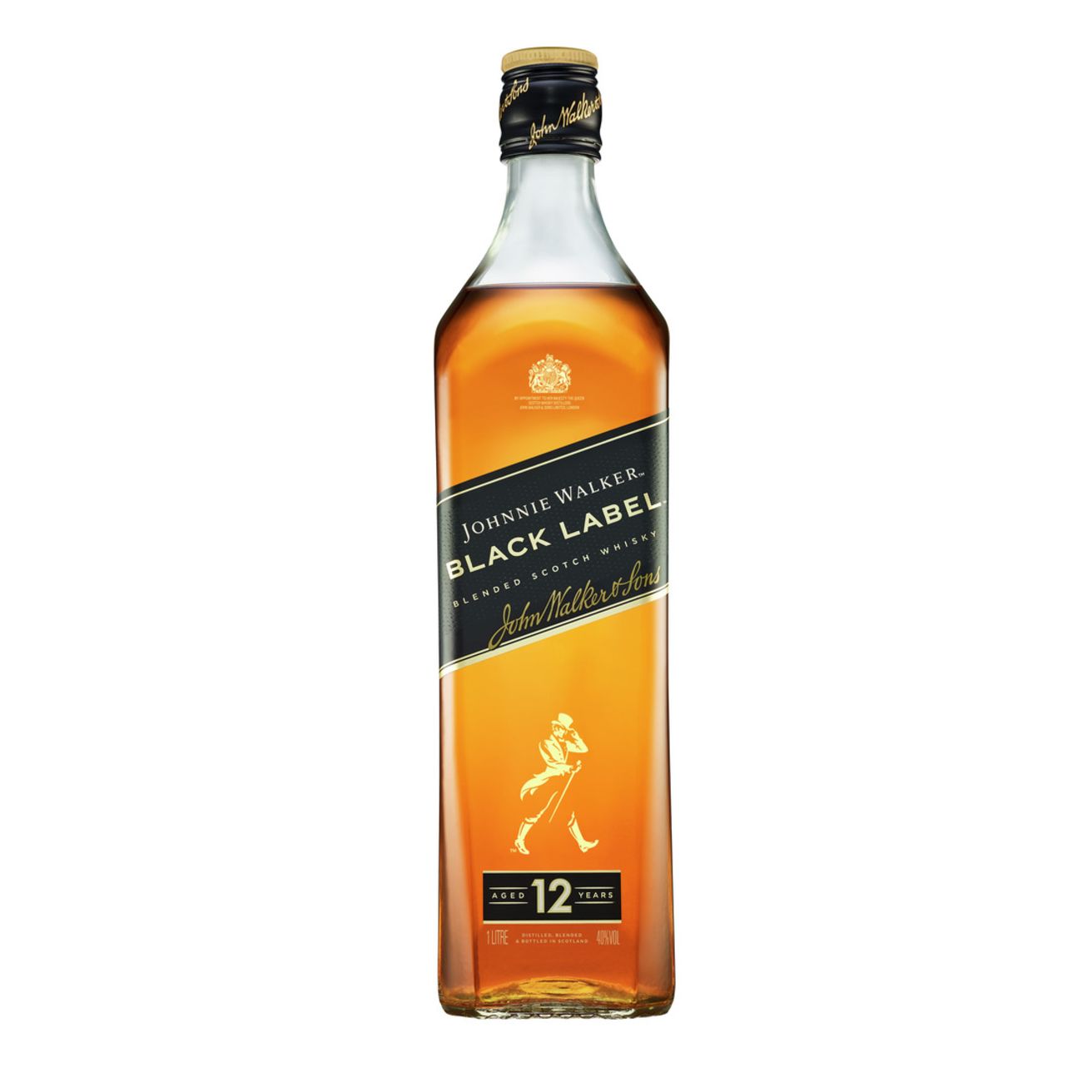 Johnnie Walker Black Label Aged 12 Year Old Blended Scotch ...