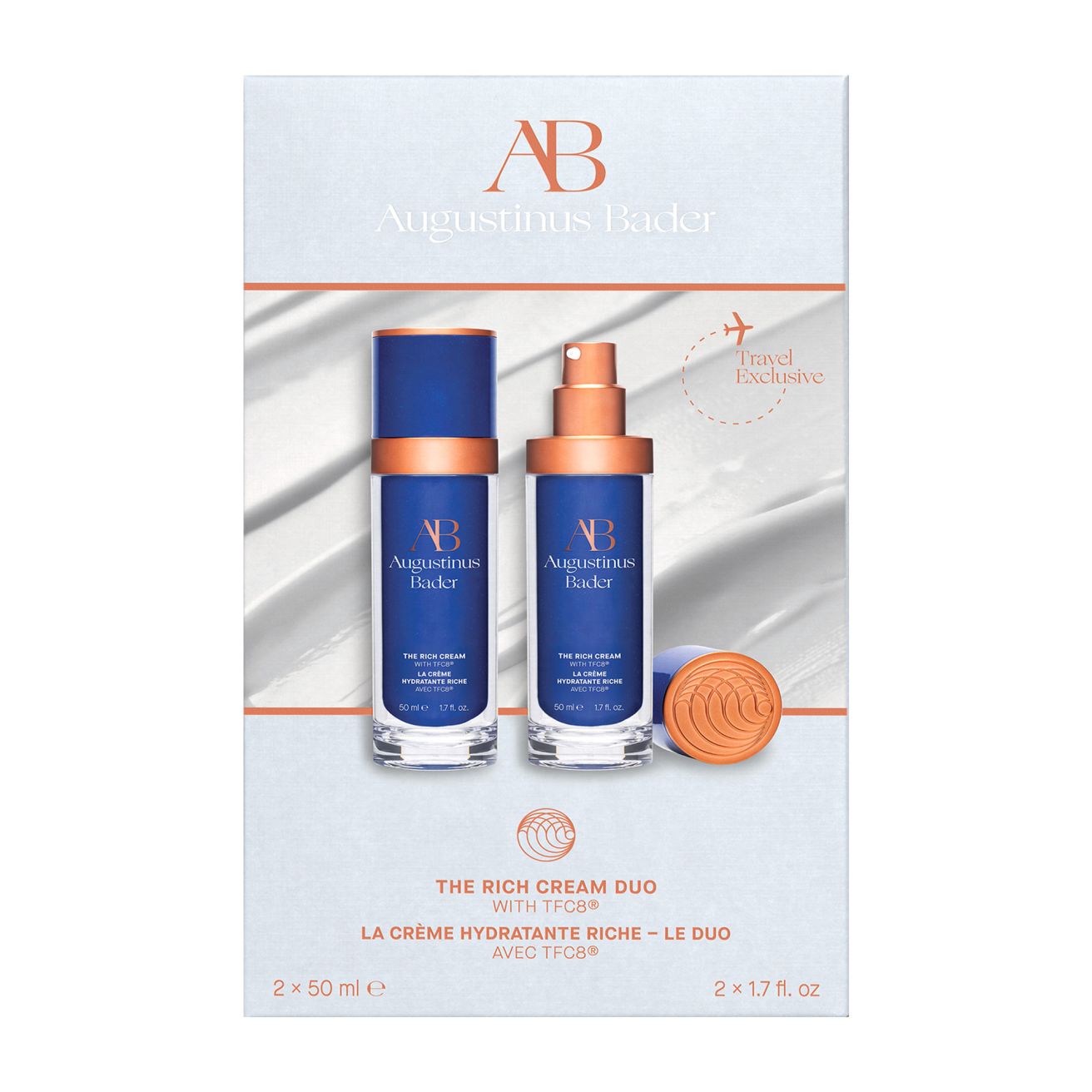 Augustinus Bader The Rich Cream Duo Set Travel Set | Heathrow 