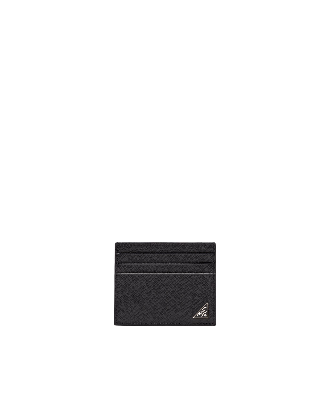Prada Saffiano leather card holder Wallets Heathrow Reserve Collect