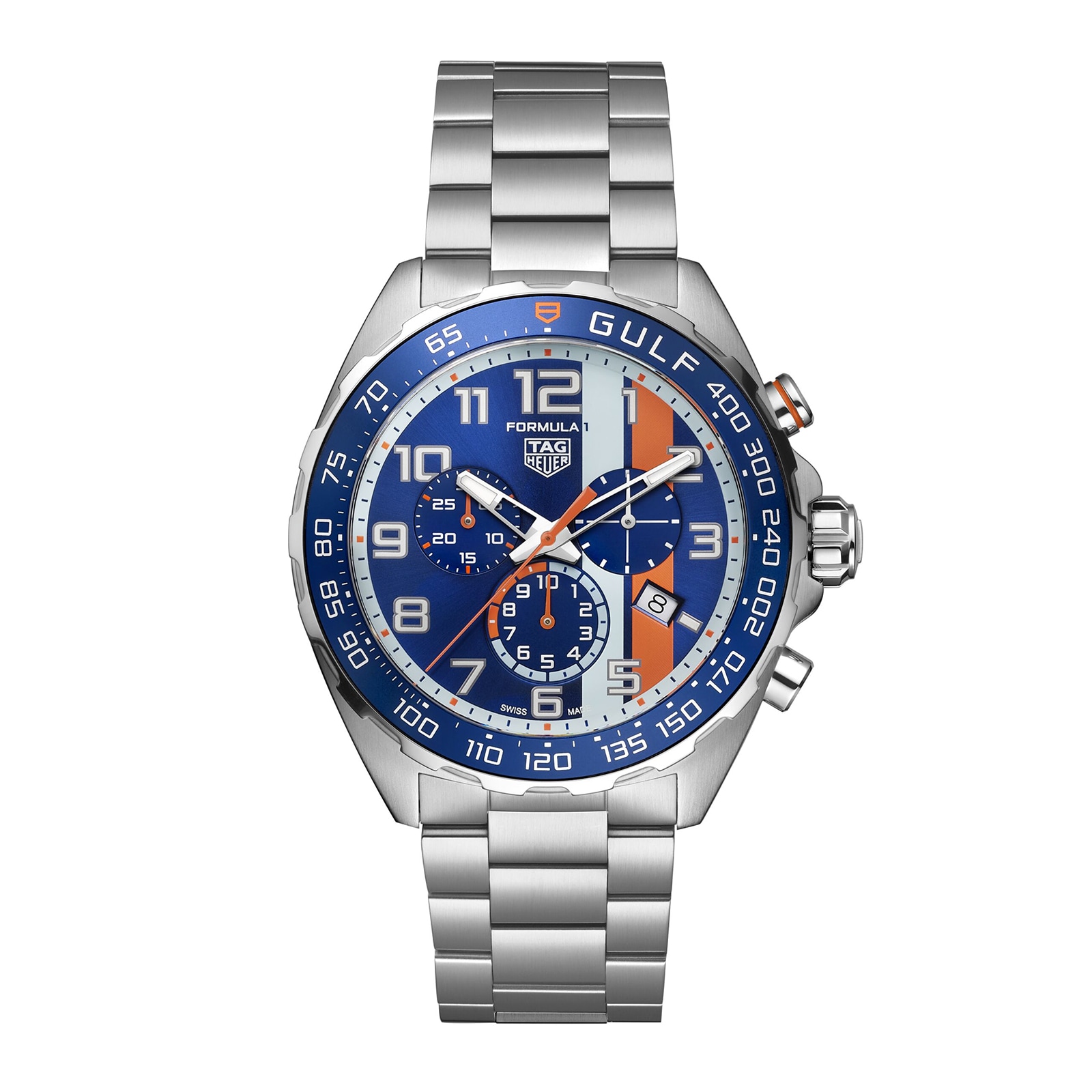 Formula 1 Chronograph X Gulf 43mm Mens Watch | Reserve & Collect