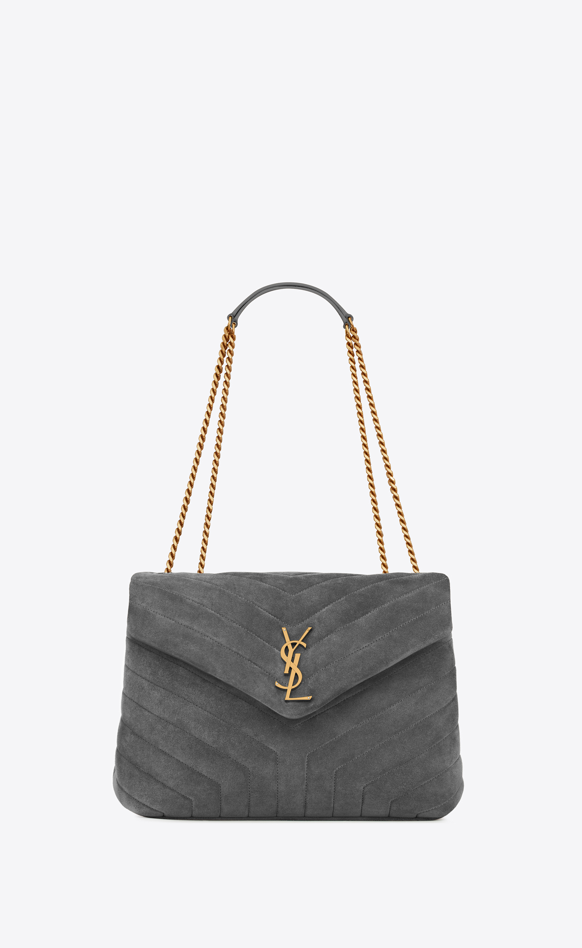 Saint Laurent Medium Loulou Chain Bag Shoulder Heathrow Reserve Collect