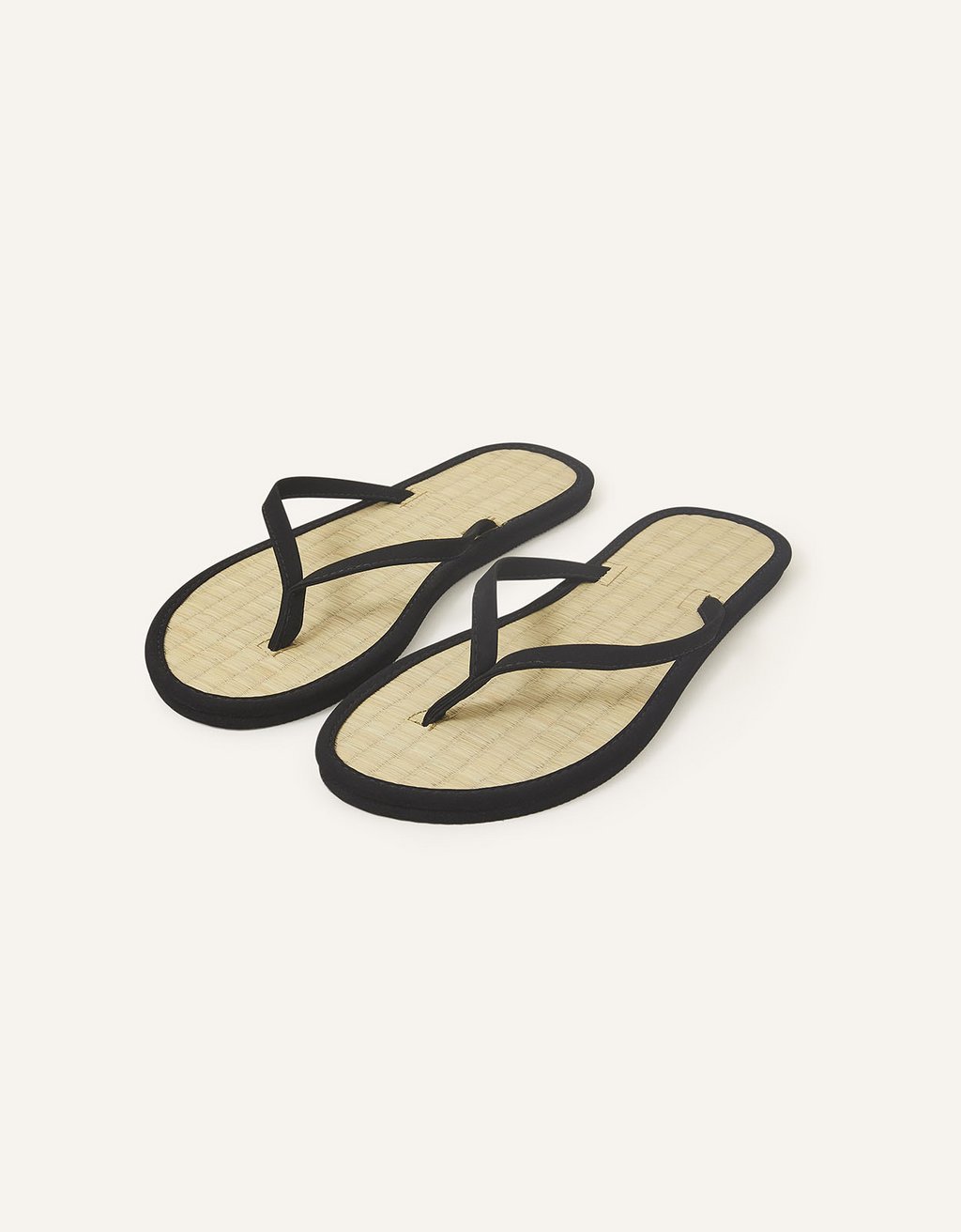 Accessorize black sales flip flops