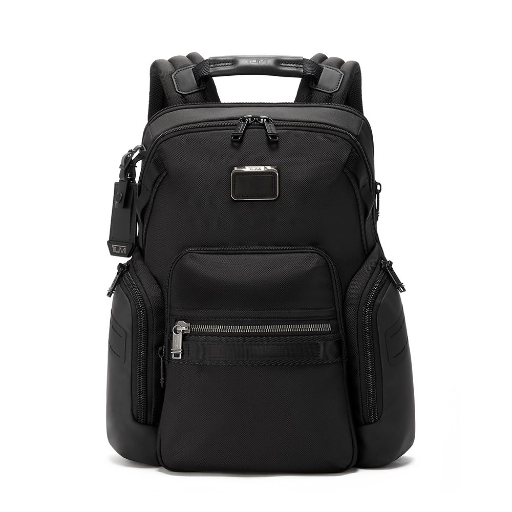 tumi alpha bravo backpack london - Roll Top Laptop - 15 Inch Leather Computer Bag for Men and Women Pro Perks Eligible Alpha Bravo Surveillance Backpack in