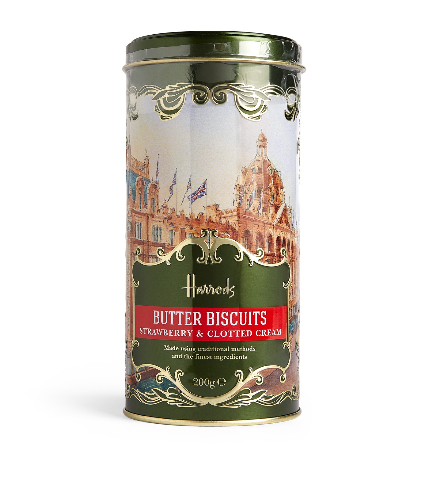 Harrods HRDS HERITAGE STRAWBERRY & CREAM 200g Food & Hot Drinks