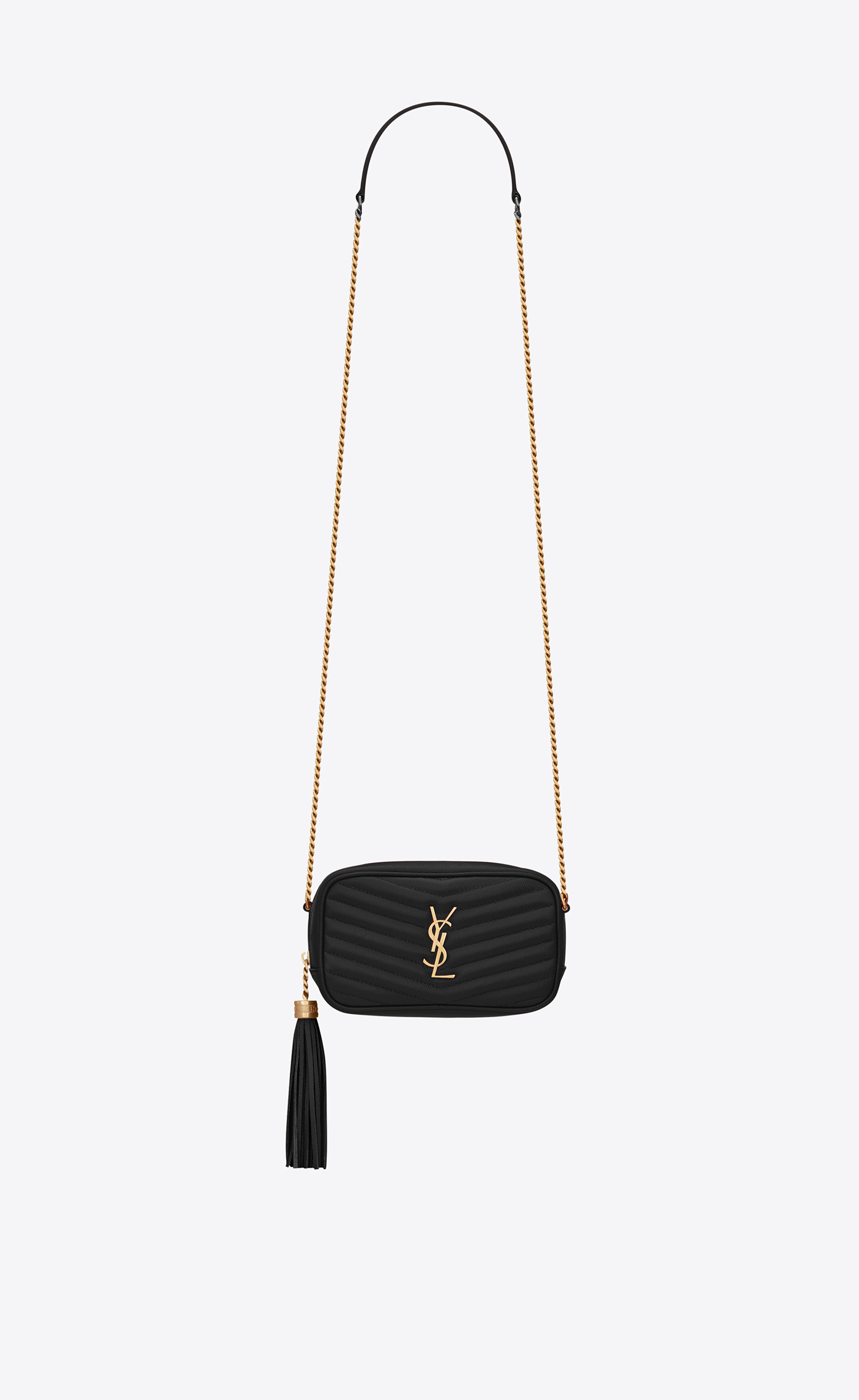 Saint Laurent Mini Lou With Chain Purses Pouches Heathrow