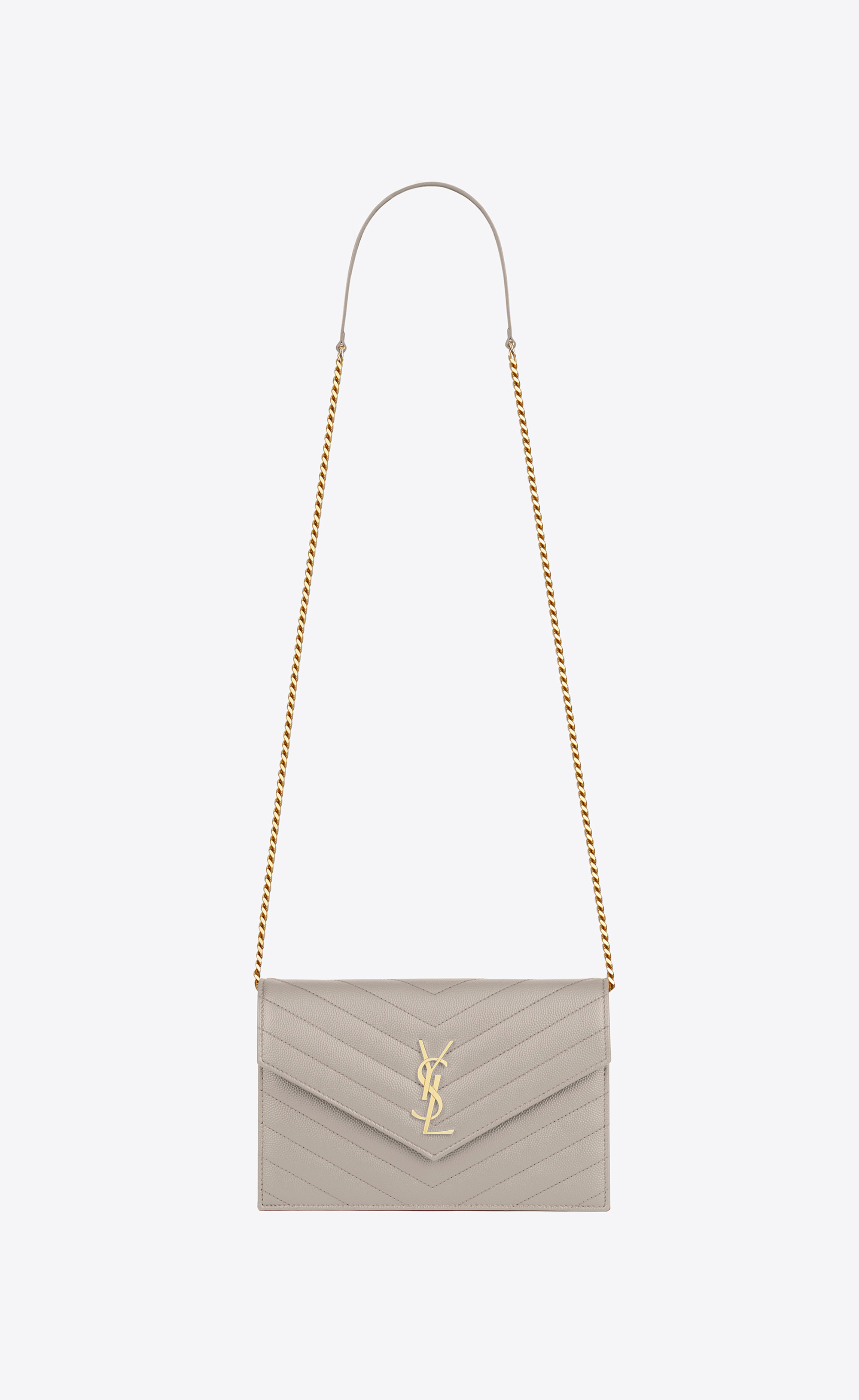 saint laurent envelope wallet on chain